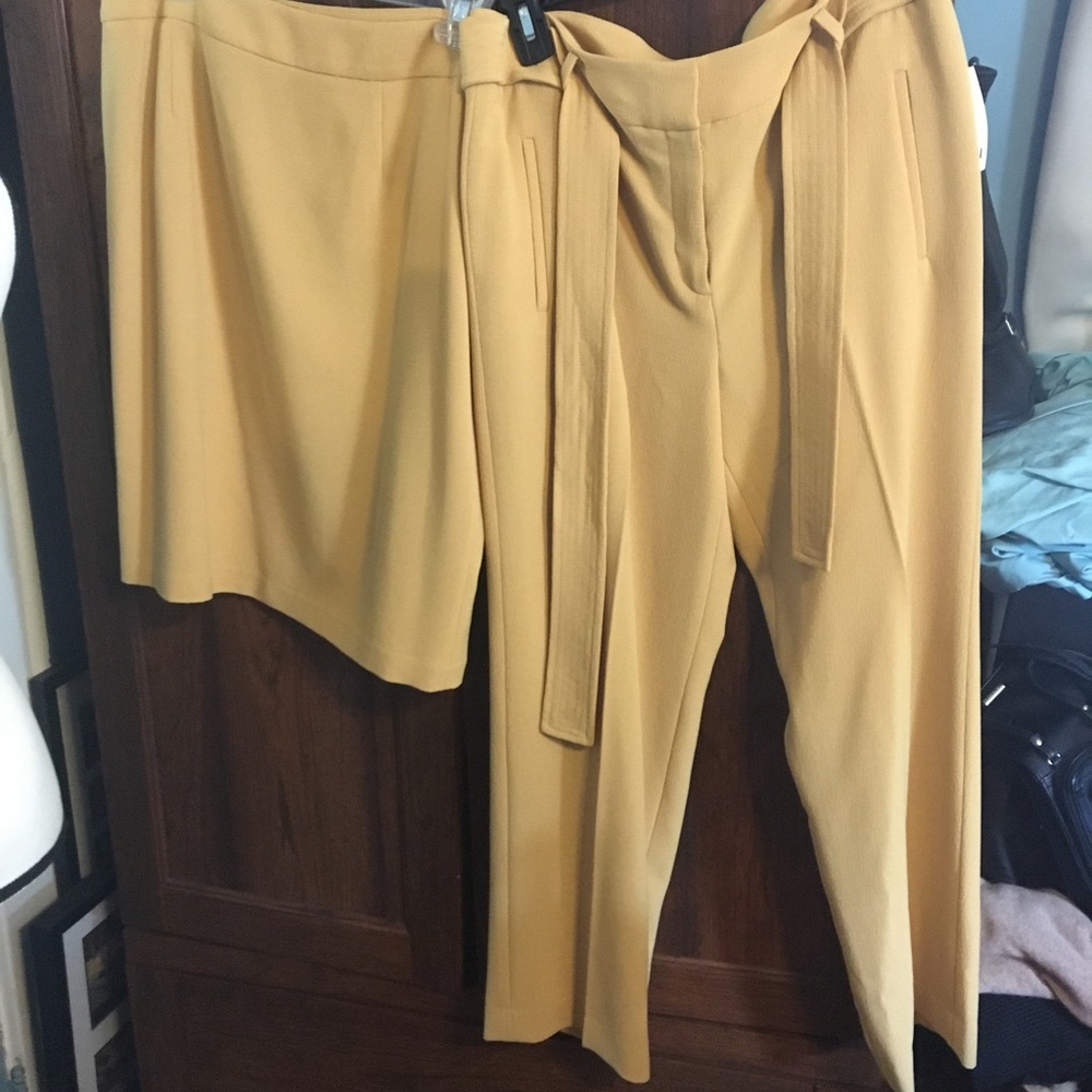 Bar III SKIRT and Cropped Pants NEW SZ 10